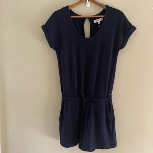 Lou & Grey Loft Soft Comfy Navy  Romper